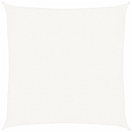 vidaXL Sunshade Sail HDPE Square 2x2 m White