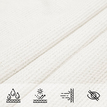 vidaXL Sunshade Sail HDPE Square 2x2 m White