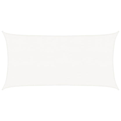 vidaXL Sunshade Sail HDPE Rectangular 2x4 m White