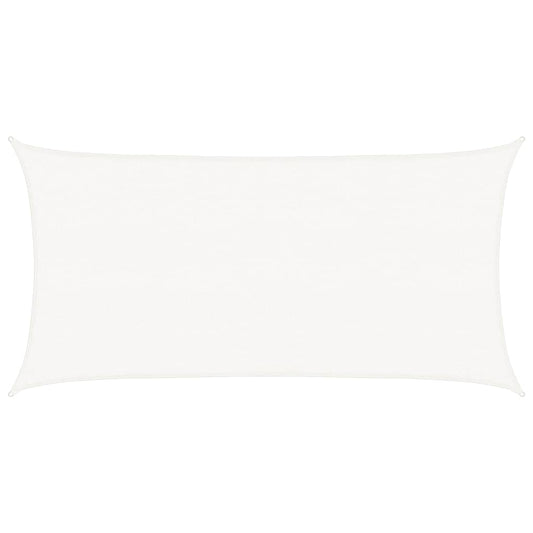 vidaXL Sunshade Sail HDPE Rectangular 2x4 m White