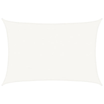 vidaXL Sunshade Sail HDPE Rectangular 4x6 m White