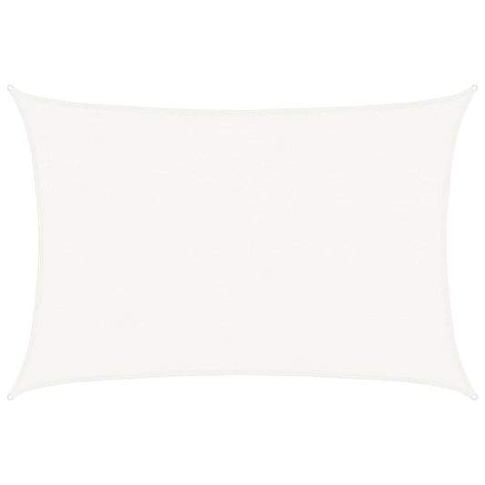 vidaXL Sunshade Sail HDPE Rectangular 4x6 m White
