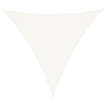 vidaXL Sunshade Sail HDPE Triangular 3.6x3.6x3.6 m White