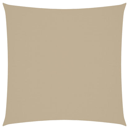 vidaXL Sunshade Sail Oxford Fabric Square 2x2 m Beige
