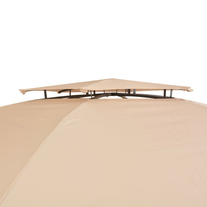 vidaXL Garden Marquee Pavilion Tent with Curtains Hexagonal 360x265 cm