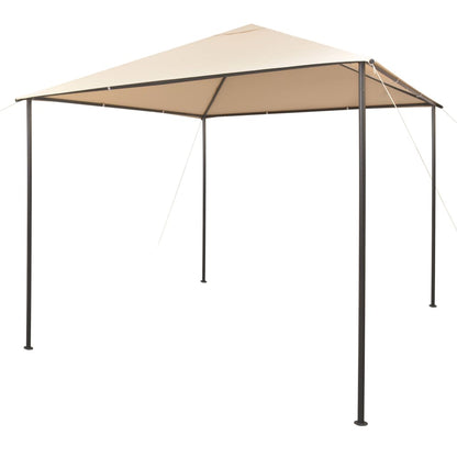 vidaXL Gazebo | Beige | Steel | 3x3 meters | UV-resistant materials | Gazebo