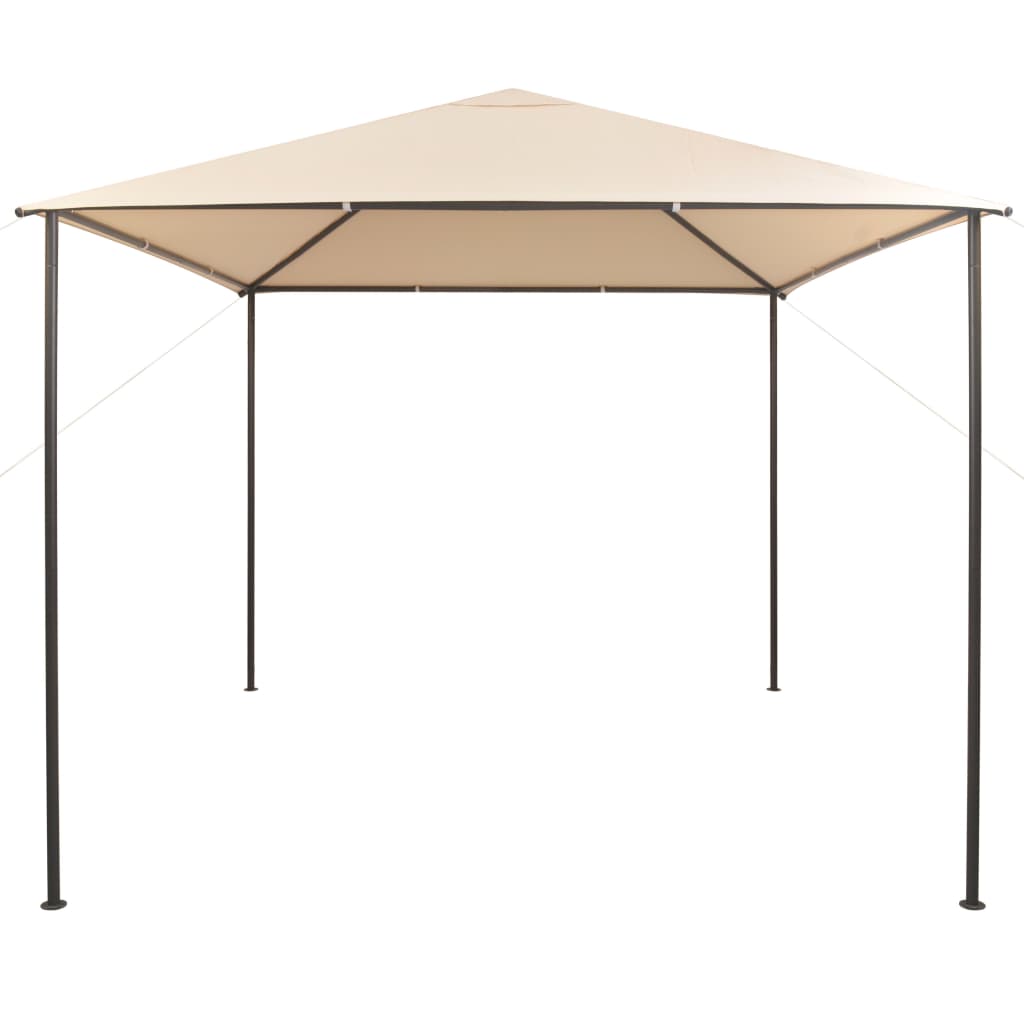 vidaXL Gazebo | Beige | Steel | 3x3 meters | UV-resistant materials | Gazebo