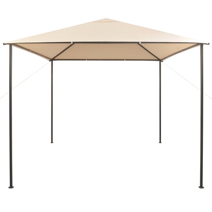 vidaXL Gazebo | Beige | Steel | 3x3 meters | UV-resistant materials | Gazebo