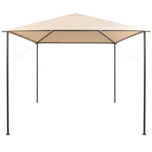 vidaXL Gazebo | Beige | Steel | 3x3 meters | UV-resistant materials | Gazebo