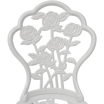vidaXL Bistro Chair | Set of 2 | White