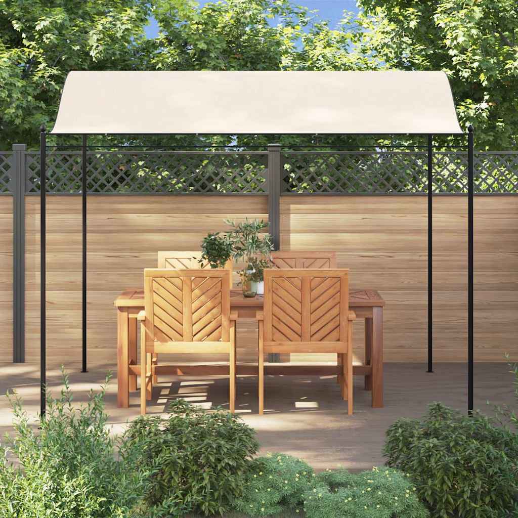 vidaXL Gazebo | Set of 2 | Cream White and Black | Polyester | Large | Durable