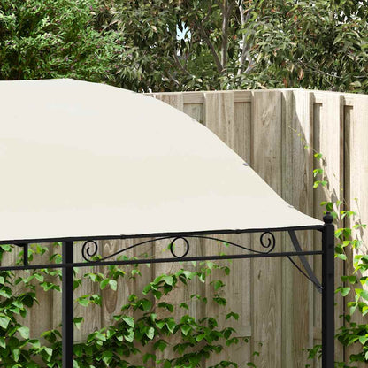 vidaXL Gazebo | Set of 2 | Cream White and Black | Polyester | Large | Durable