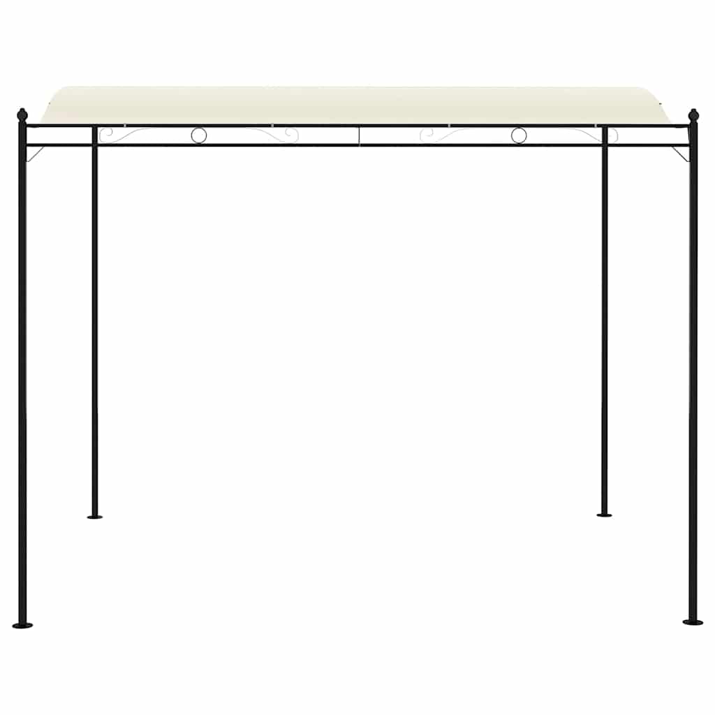 vidaXL Gazebo | Set of 2 | Cream White and Black | Polyester | Large | Durable