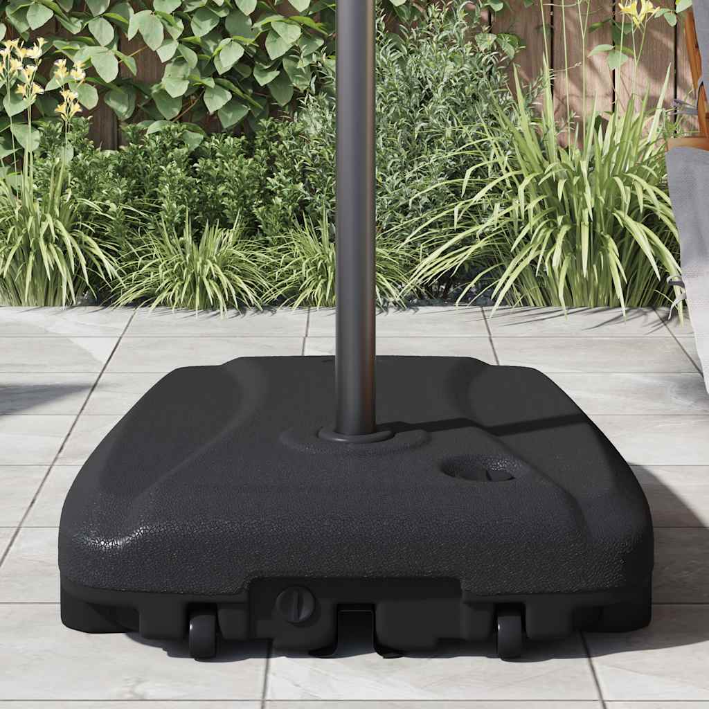 43245 vidaXL Outdoor Umbrella Stand Black