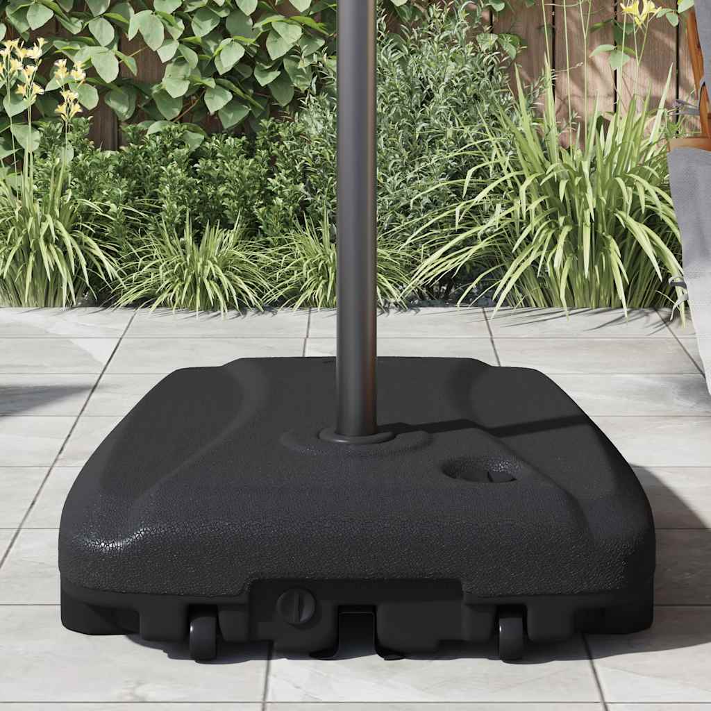 43245 vidaXL Outdoor Umbrella Stand Black