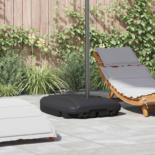 43245 vidaXL Outdoor Umbrella Stand Black