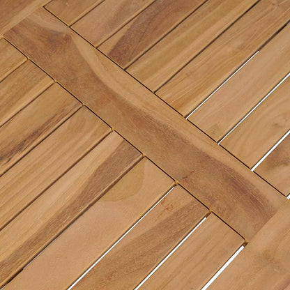 vidaXL Coffee Table Teak 90x50x45 cm