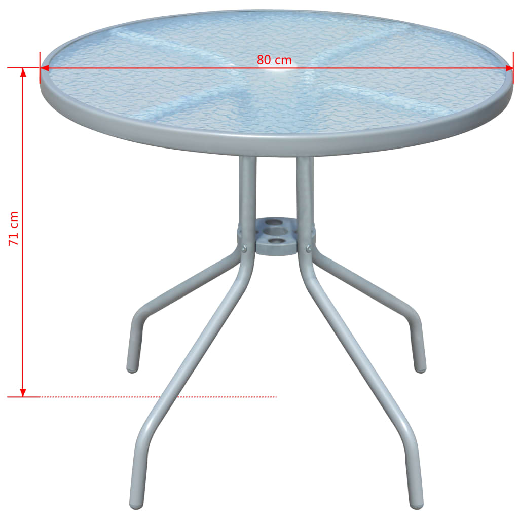 vidaXL Garden Furniture Set | Grey