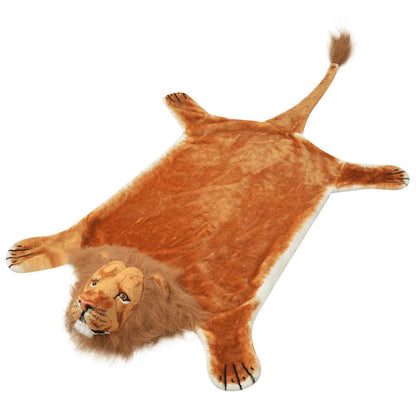 80172 vidaXL Lion Carpet Plush 205 cm Brown