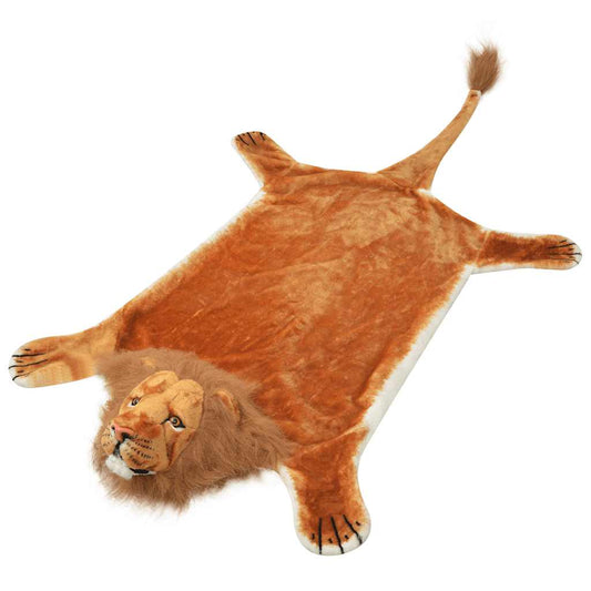 80172 vidaXL Lion Carpet Plush 205 cm Brown
