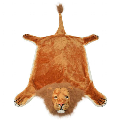 80172 vidaXL Lion Carpet Plush 205 cm Brown