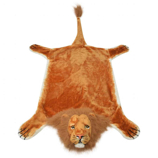 80172 vidaXL Lion Carpet Plush 205 cm Brown