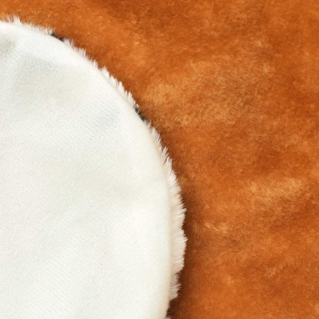 80172 vidaXL Lion Carpet Plush 205 cm Brown