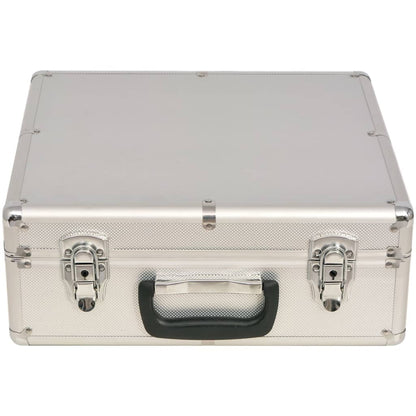 vidaXL Combine Poker/Blackjack Set with 600 Laser Chips Aluminium