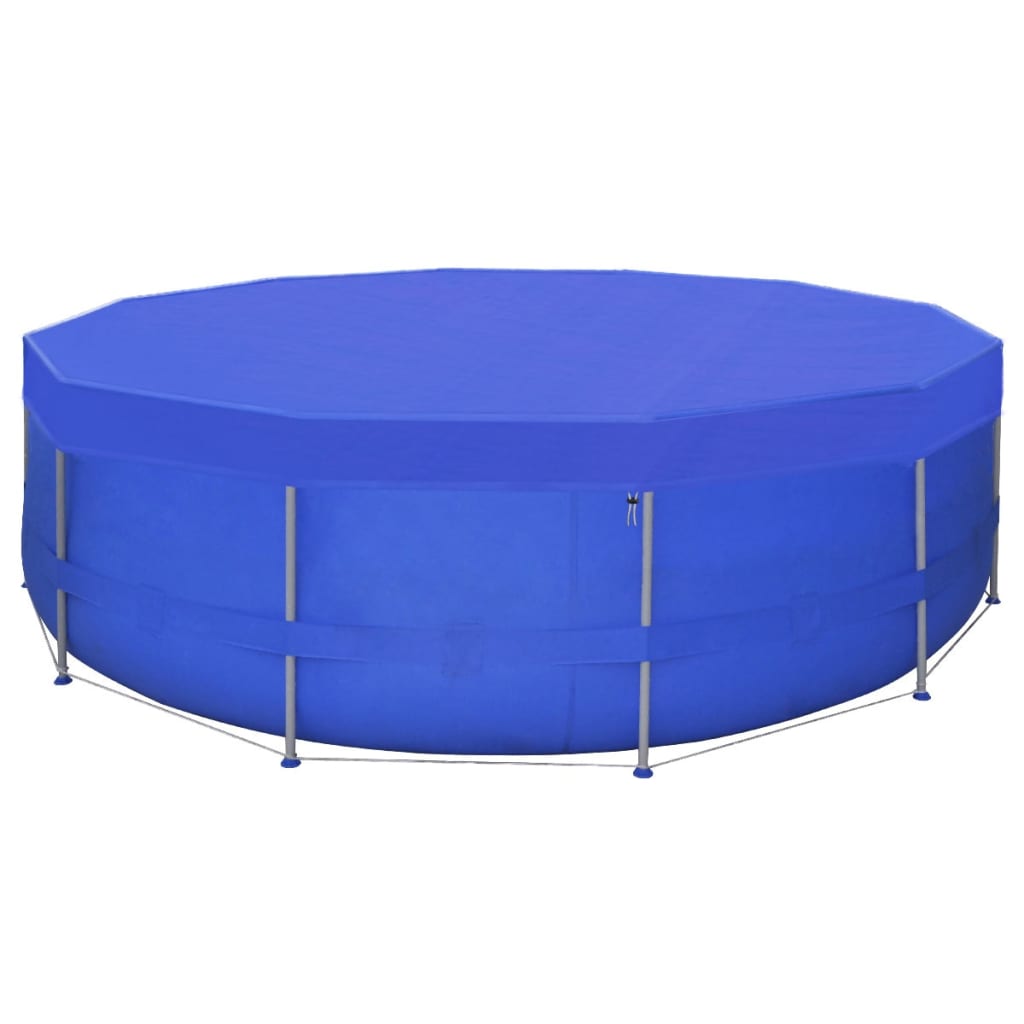91151 vidaXL Pool Cover PE Round 460 cm 90 g/m²