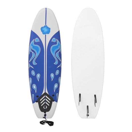 91257 vidaXL Surfboard Blue 170 cm