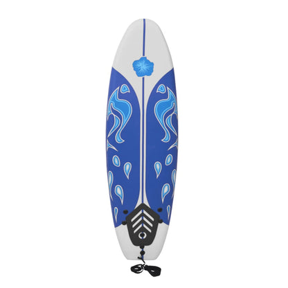 91257 vidaXL Surfboard Blue 170 cm