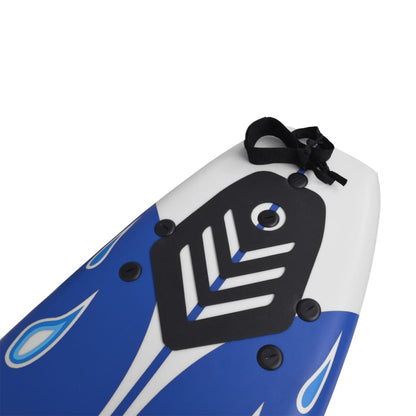91257 vidaXL Surfboard Blue 170 cm