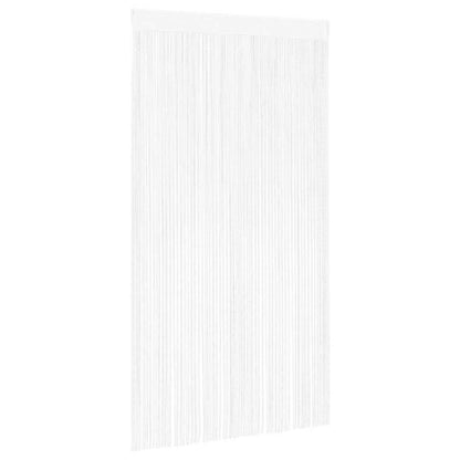 vidaXL String Curtains 2 pcs 100x250 cm White