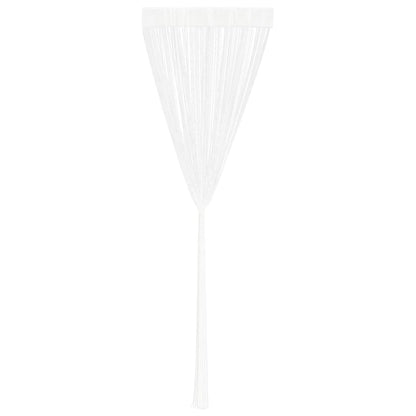 vidaXL String Curtains 2 pcs 100x250 cm White