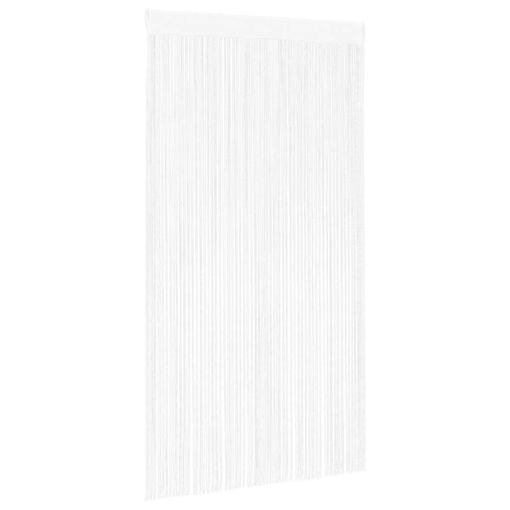 vidaXL String Curtains 2 pcs 140x250 cm White