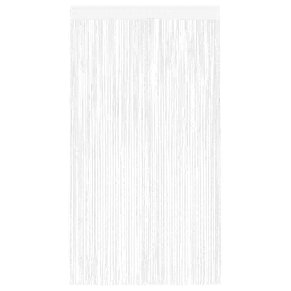 vidaXL String Curtains 2 pcs 140x250 cm White
