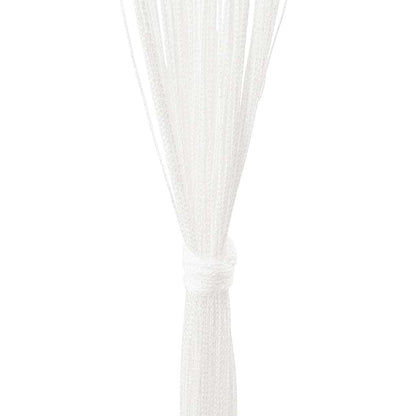 vidaXL String Curtains 2 pcs 140x250 cm White