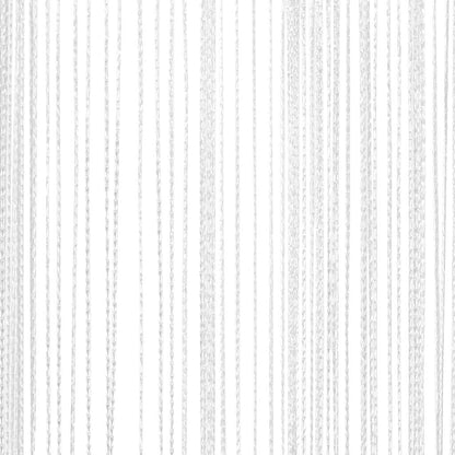 vidaXL String Curtains 2 pcs 140x250 cm White