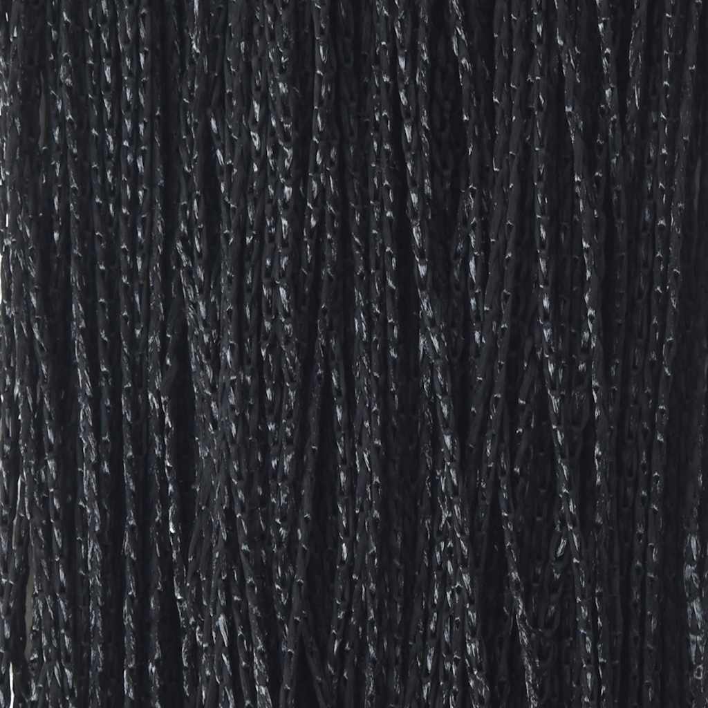 vidaXL String Curtains 2 pcs 100x250 cm Black