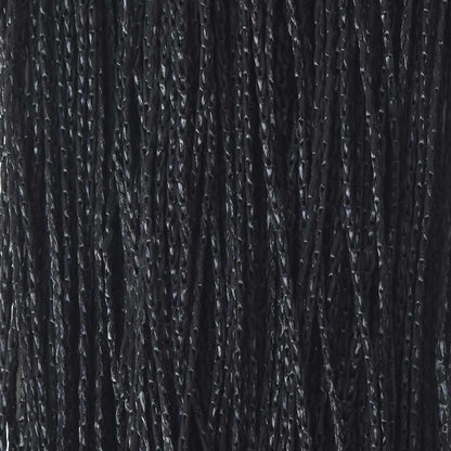 vidaXL String Curtains 2 pcs 140x250 cm Black