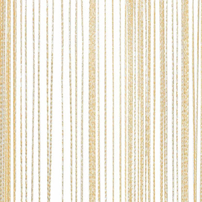 vidaXL String Curtains 2 pcs 140x250 cm Cream