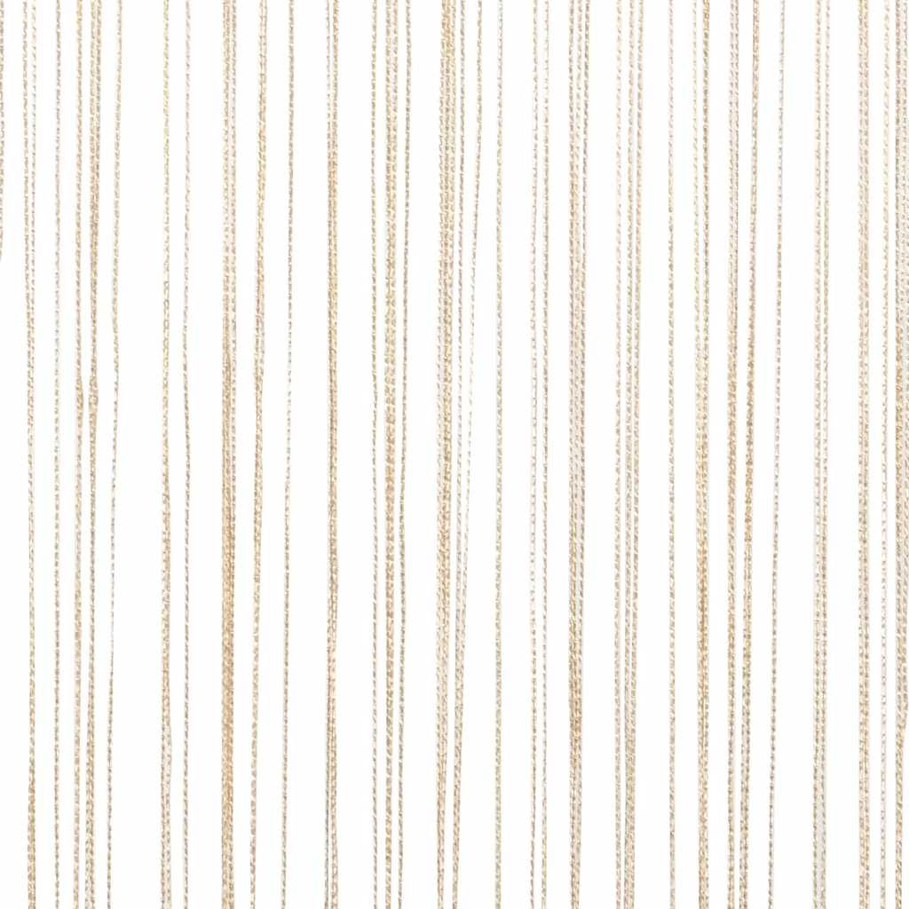 vidaXL String Curtains 2 pcs 100x250 cm Beige