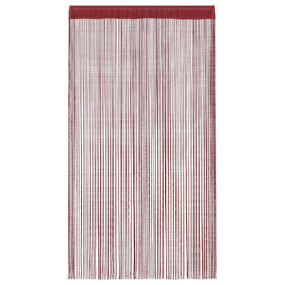 vidaXL String Curtains 2 pcs 140x250 cm Burgundy