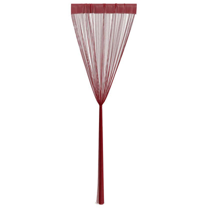 vidaXL String Curtains 2 pcs 140x250 cm Burgundy