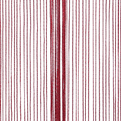 vidaXL String Curtains 2 pcs 140x250 cm Burgundy