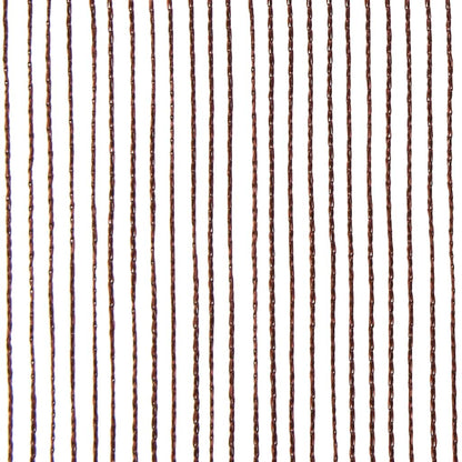 vidaXL String Curtains 2 pcs 100x250 cm Brown