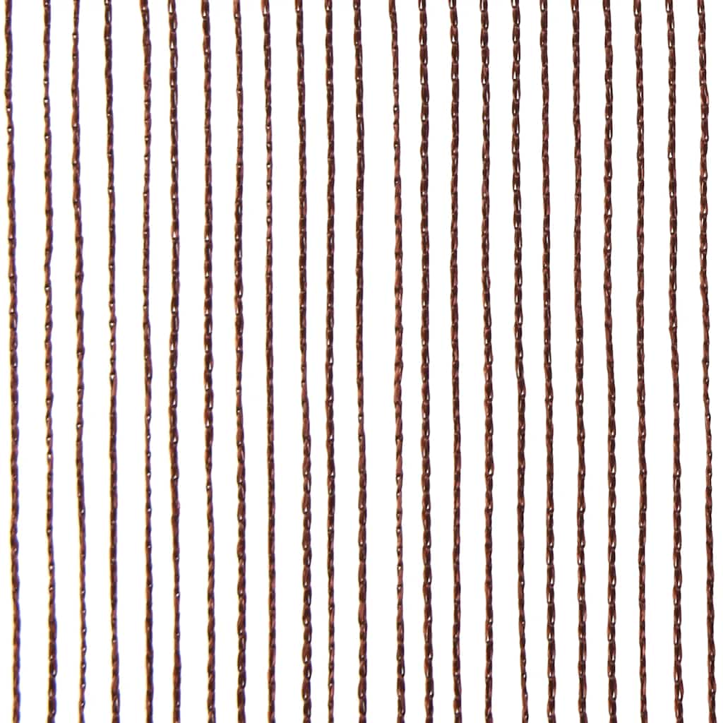 vidaXL String Curtains 2 pcs 140x250 cm Brown