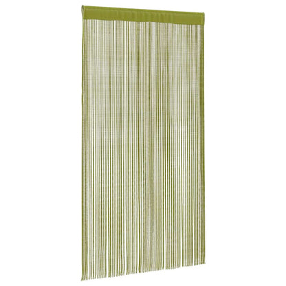 vidaXL String Curtains 2 pcs 140x250 cm Green