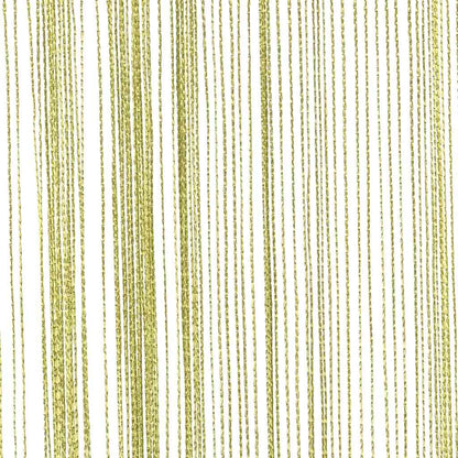 vidaXL String Curtains 2 pcs 140x250 cm Green