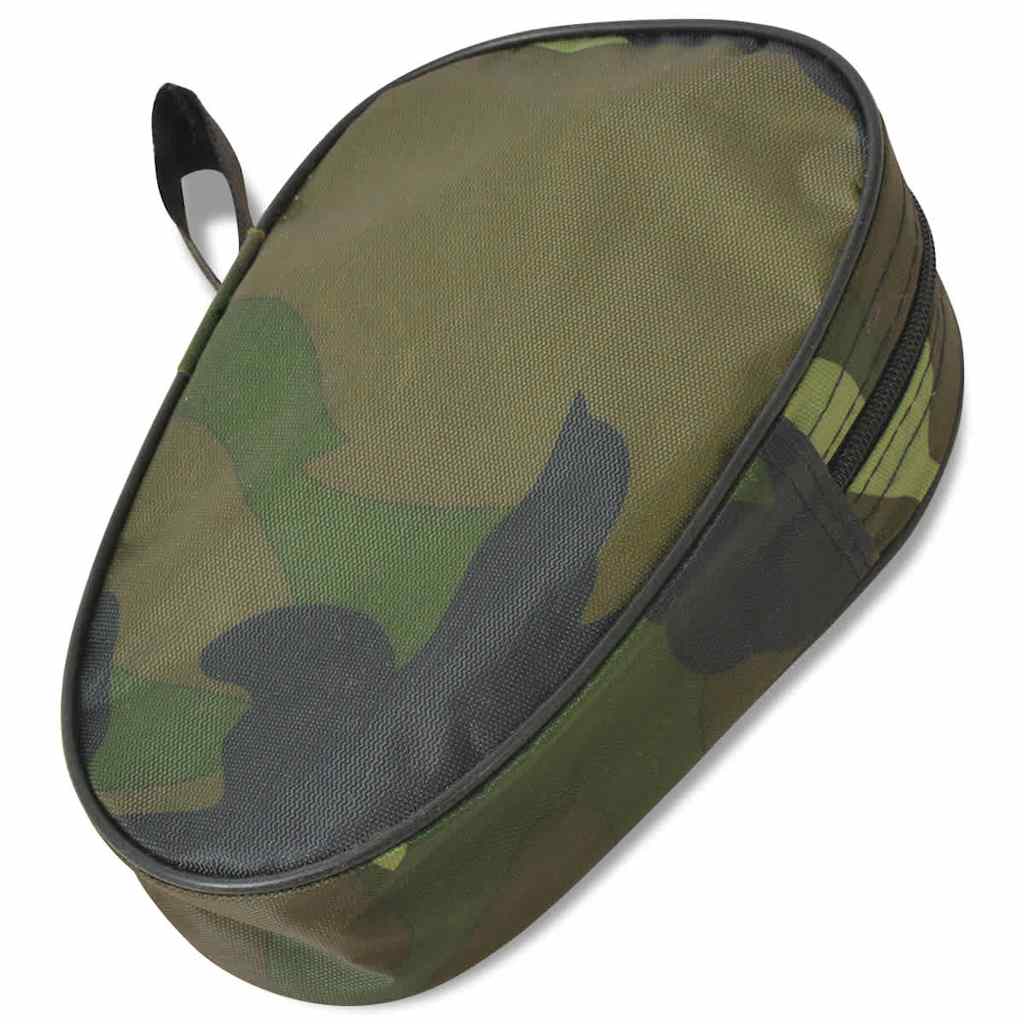 142228 vidaXL Folding Shovel Carbon Steel Black